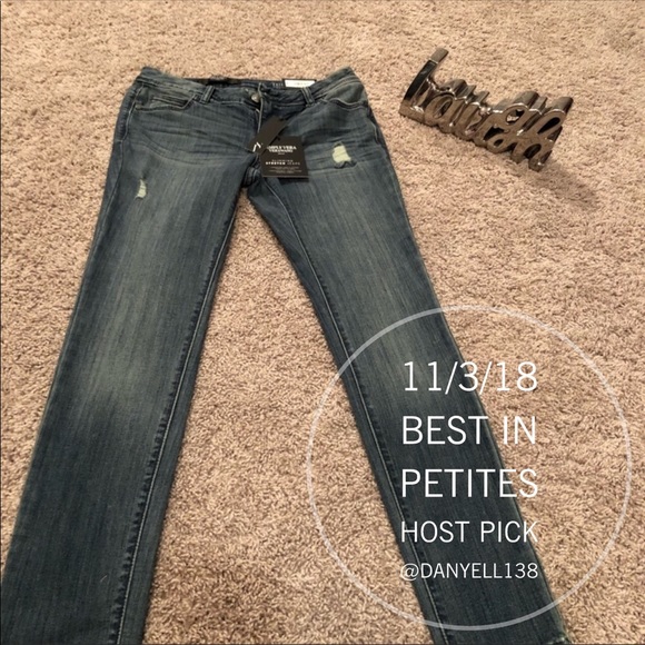 Simply Vera Vera Wang Denim - Vera wang distressed skinny midrise jeans